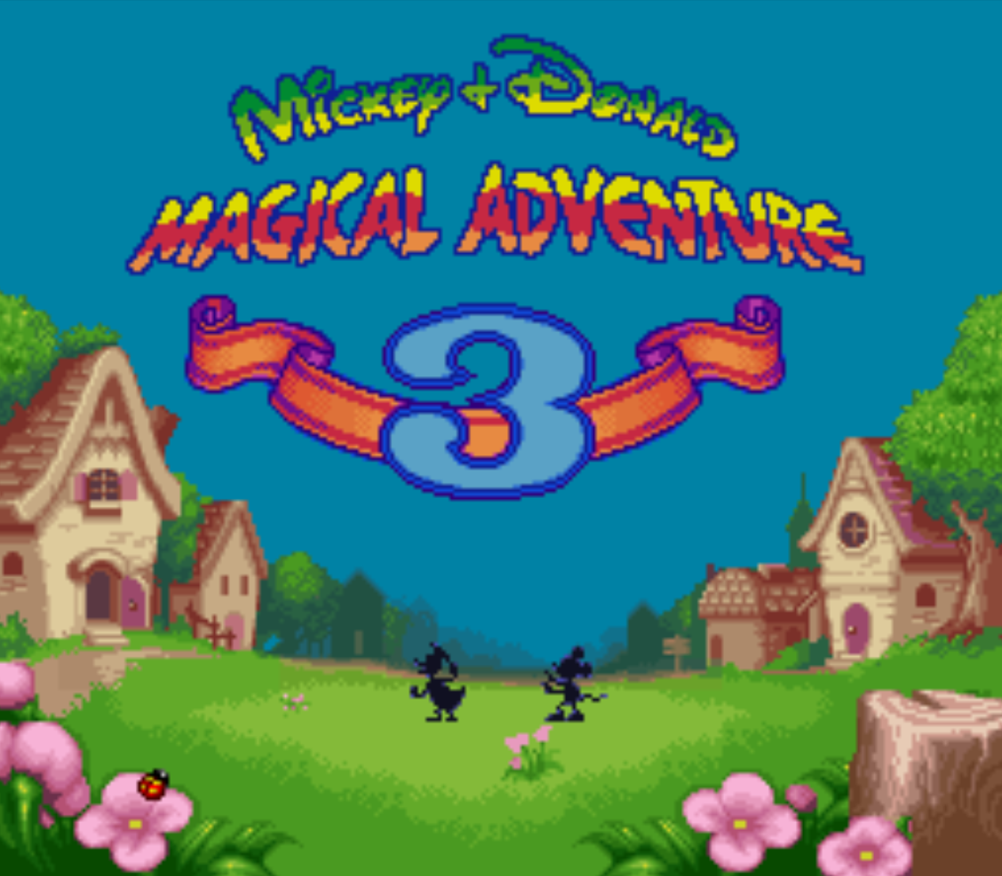 Mickey and Donald Magical Adventure Title Screen